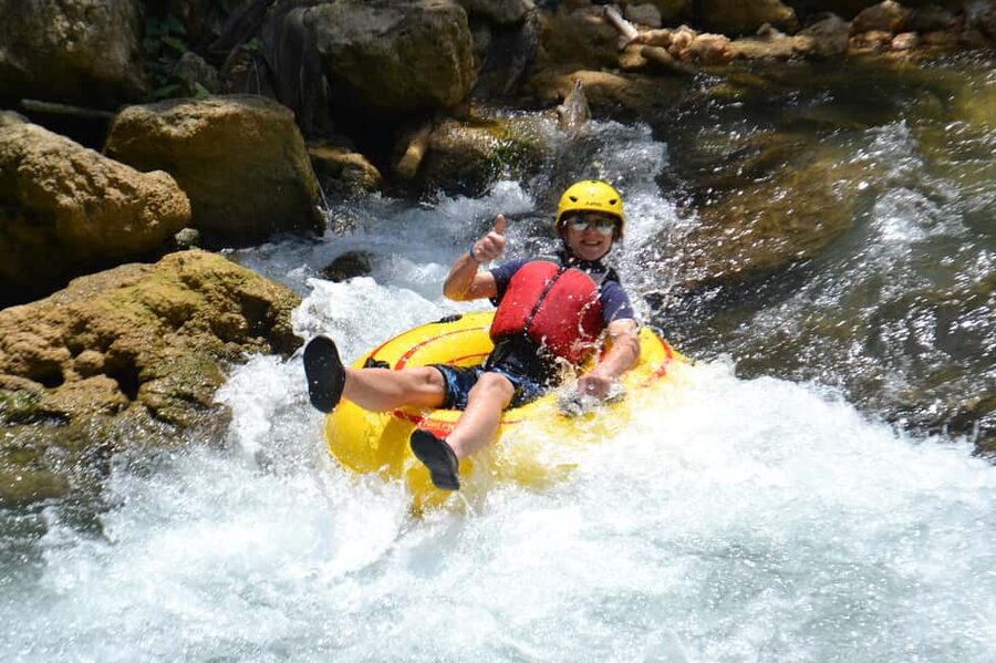 Falmouth: Jungle River Tubing & Bamboo Beach Club VIP Access - A half-day that actually feels like two different trips