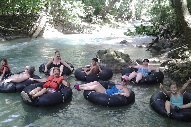 Falmouth Shore Excursion: Blue Hole, White River Tubing - The Blue Hole: 25-foot clear pool, climbs, jumps, and safety