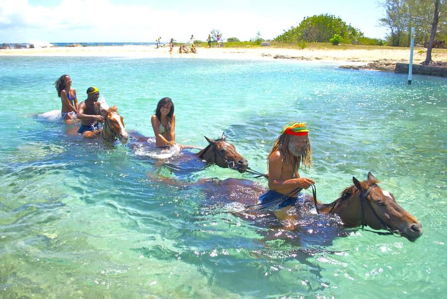 From Falmouth: Horseback Ride and Swim Beach Trip - Horseback on Sand N Saddle, Then Right Into the Water