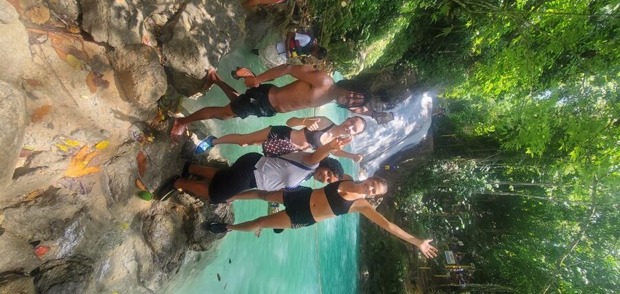 From Montego Bay: Blue Hole Waterfall Experience - Tarzan Rope Swing and Cliff Jumps, With a Real Non-Jump Option