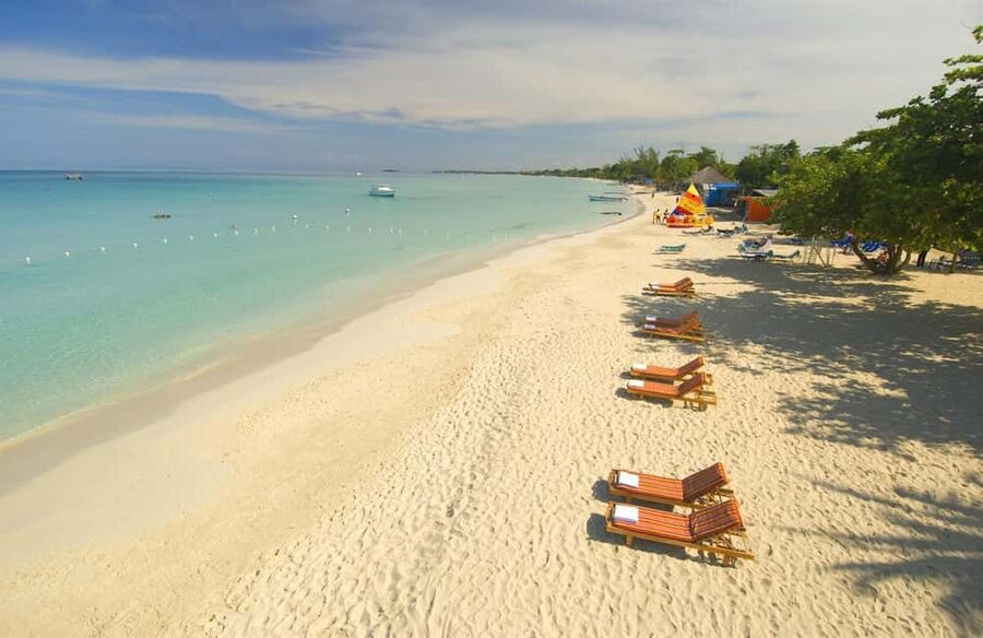 From Montego Bay: Negril Beach & Rick's Cafe Sunset Day Trip - Seven Mile Beach plus Margaritaville: where you actually slow down