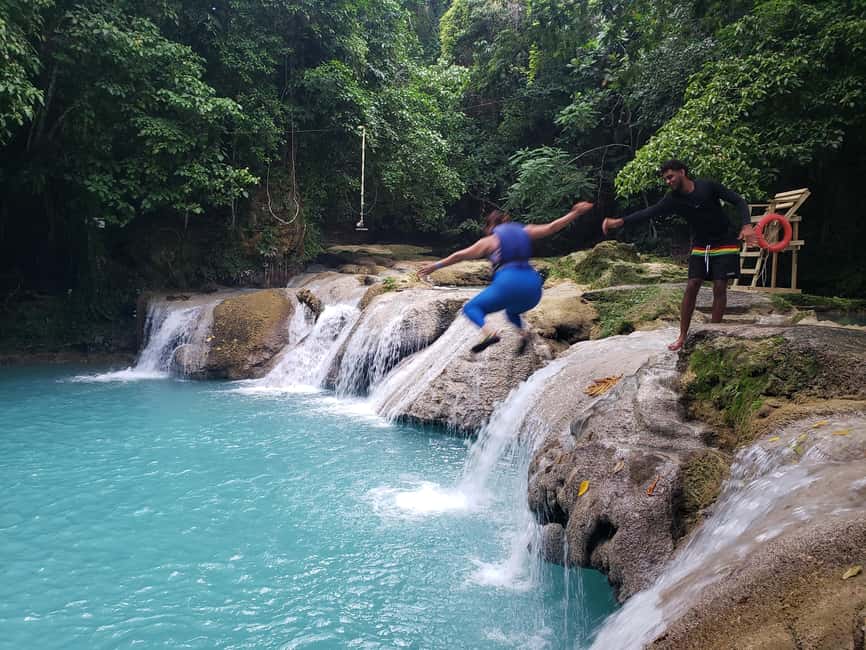 From Ocho Rios: Blue Hole Secret Waterfall & Highlight Tour - Price and value: what $60 buys you in a 150-minute day