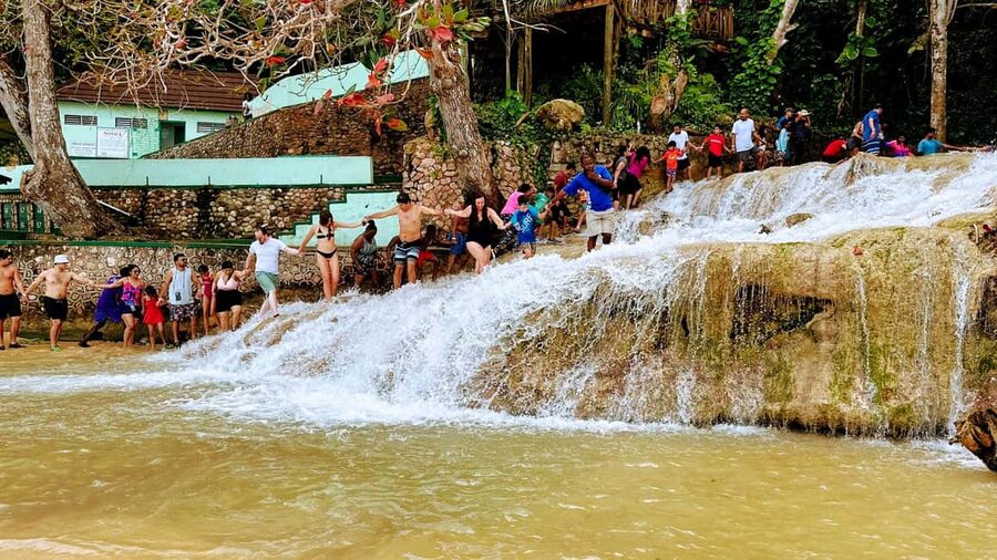 From Ocho Rios / Runaway Bay: Day Trip to Dunn's River Falls - Natural rock slides and swimming lagoons: the part that makes it feel special