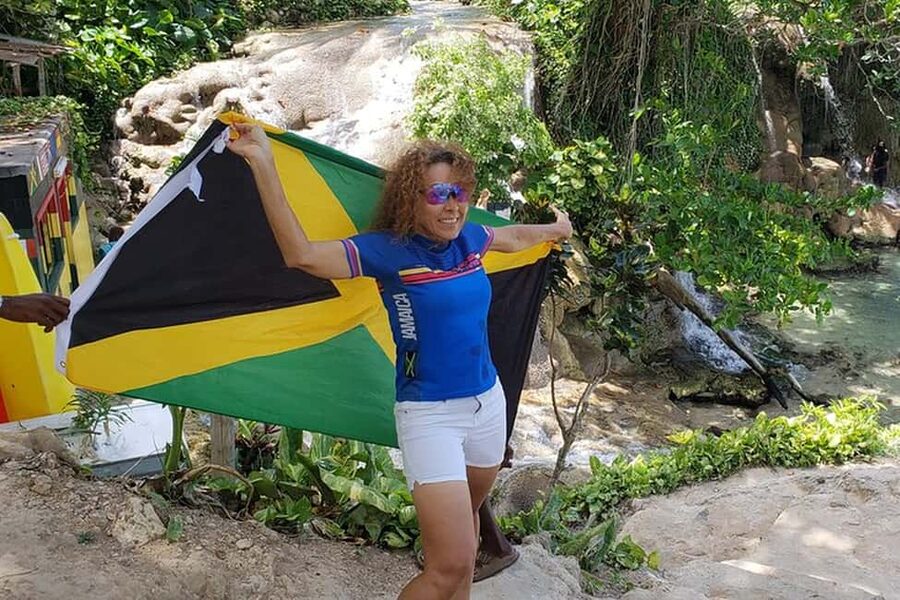 From Ocho Rios / Runaway Bay: Day Trip to Dunn's River Falls - From Ocho Rios to the falls: the smooth pickup and short coach ride
