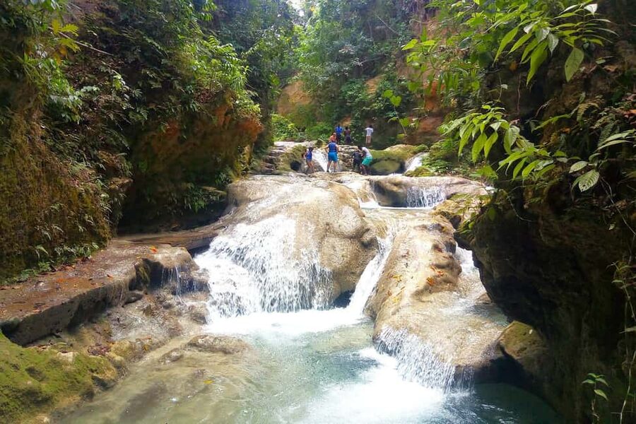 From Runaway Bay: Island Gully Falls and Blue Hole Tour - The ride from Runaway Bay: comfort first, rainforest second