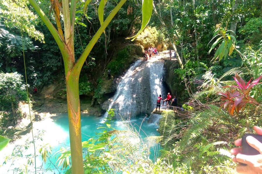 From Runaway Bay: Island Gully Falls and Blue Hole Tour - The jerk centre lunch stop: what’s included and what you pay for