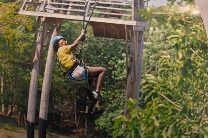 Full Day Private ATV with Zipline and Horseback Riding in Negril - ATV driving through Jamaican countryside, not just a quick circuit
