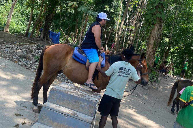 Full Day Rafting, Horse Back Riding and Blue Hole in Jamaica - Blue Hole in St. Ann: Waterfalls and a Swim Stop (Weather Dependent)