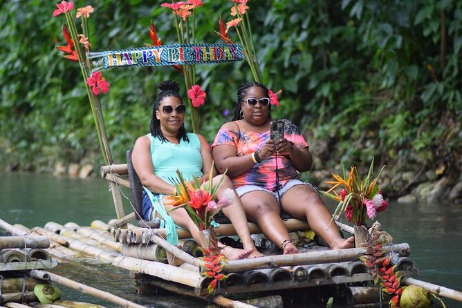 Great River Bamboo Rafting & Limestone Massage at Lethe Jamaica - Stops for Drinks, Snacks, Swimming, and Floating Shops