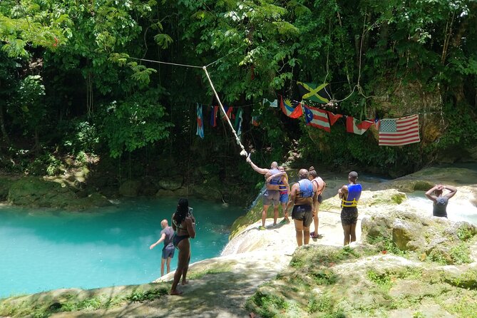 Horseback Ride, Bamboo Rafting and Bluehole/Secret Falls Tour from Montego Bay - White River Bamboo Rafting: Handmade Rafts and a Relaxing 1-Hour Float
