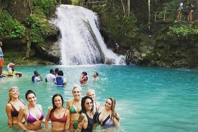 Horseback Ride, Blue Hole, Secret Falls, River Rafting & Tubing - A Full Adventure Day: Horses, Mineral Pools, and Jungle Tubes
