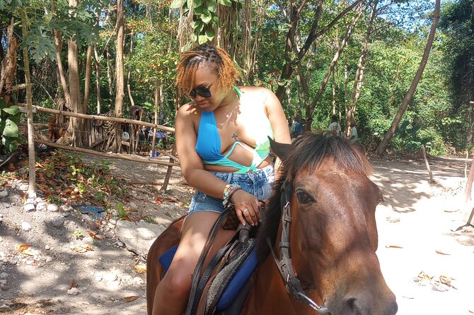 Horseback riding, Blue hole or Dunn's River Combo - Horseback Riding Through Vegetation to the Beach