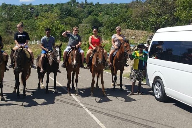Horseback Riding from Montego Bay - Guide and driver impact: Yanique, Javien, and Akeem
