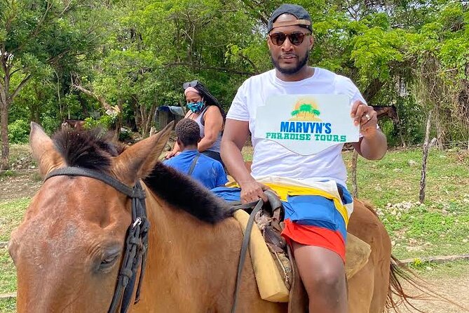 Horseback Riding in the ocean & Bamboo Rafting from Ocho Rios - Getting There in an Air-Conditioned Van With Live Commentary