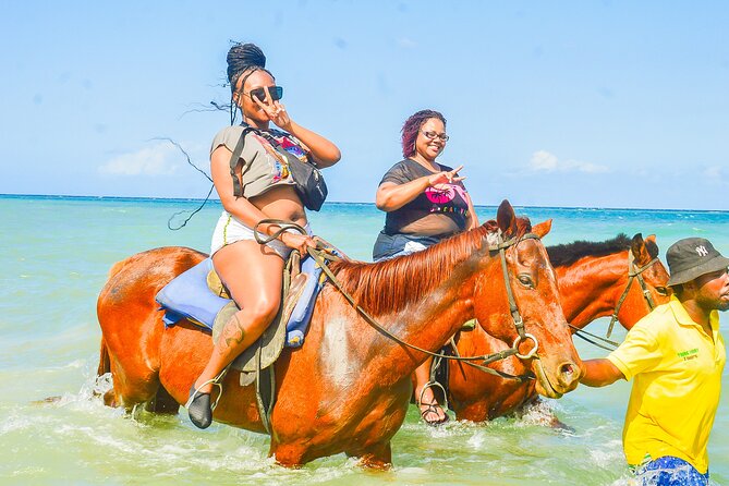 Horseback Riding/Swimming and Dunn's River from Ocho Rios - Horseback Riding in the Caribbean Sea: How This Part Works