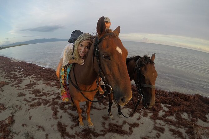 Horseback “SPECIAL”- Negril’s Beach Ride N’ Swim with Free photos/videos - From road noise to horse pace in Negril