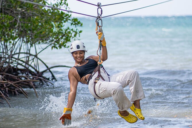 Jamaica All-Access Adventure Pass at Ocean Outpost - Zipline over the ocean: the part people talk about later