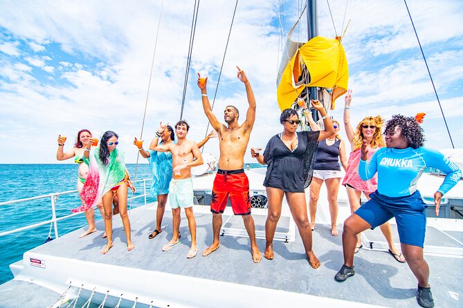 Jamaica All-Access Adventure Pass at Ocean Outpost - Catamaran cruising, snorkeling, and the rum punch plus DJ factor