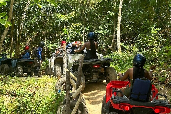 Jamaica ATV's Adventure - The guided ride: muddy trails, rocky paths, and the chance of cliff-top views