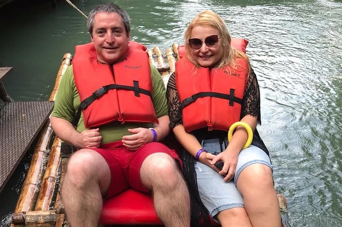 Jamaica Bamboo Rafting Tour Limestone Foot Massage - Down the River: What the Bamboo Raft Ride Feels Like