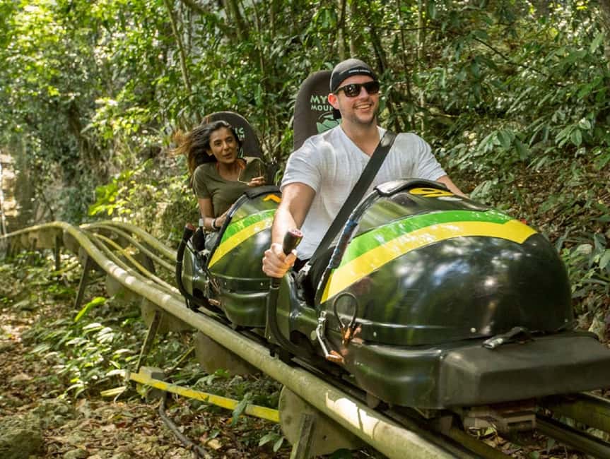 Jamaica: Bobsled and Dunn's River Falls Adventure Tour - Sky Explorer chairlift views above Ocho Rios