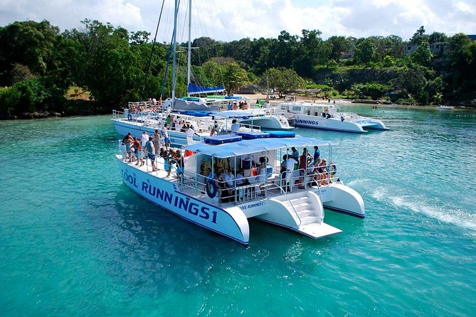 Jamaica Dunn's River Falls Party Cruise with Snorkeling - Cool Runnings catamaran highlights to know before you go