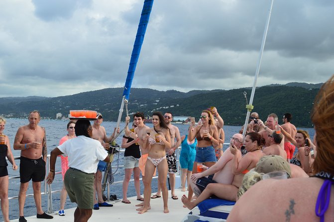 Jamaica Dunn's River Falls Party Cruise with Snorkeling - Dunn’s River Falls climb: the terraces, the slip factor, and guide support