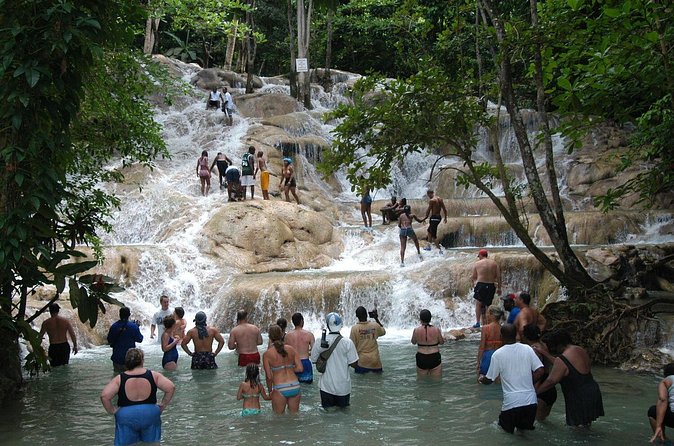 Jamaica Dunn's River Falls Party Cruise with Snorkeling - Group size, life jackets, and safety thoughts