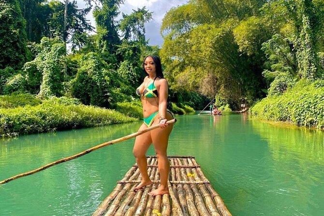 Jamaica’s #1 Bamboo Rafting Experience in Montego Bay + Massage - River time beyond the raft: vendors, rum punch, and souvenirs