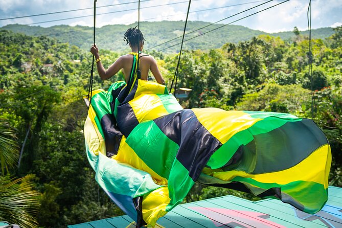 Jamaica Swing Drone Photoshoot with Dress Lunch and Transport - Getting There From Montego Bay, Negril, and Ocho Rios