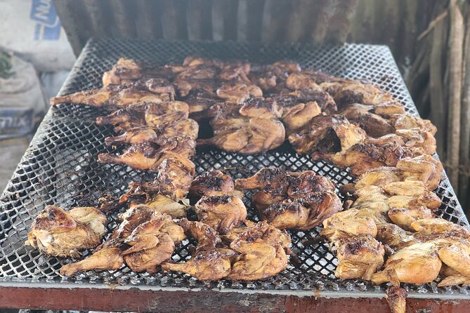Jamaican Street Food and Rum Tasting Private Tour - The food lineup you can count on in about 1 hour 15 minutes