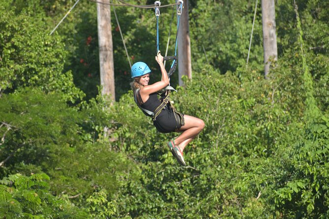 Jamwest Reggae Zipline Tour from Negril - The End Part People Remember: Rappel to the Forest Floor and Back by Jeep