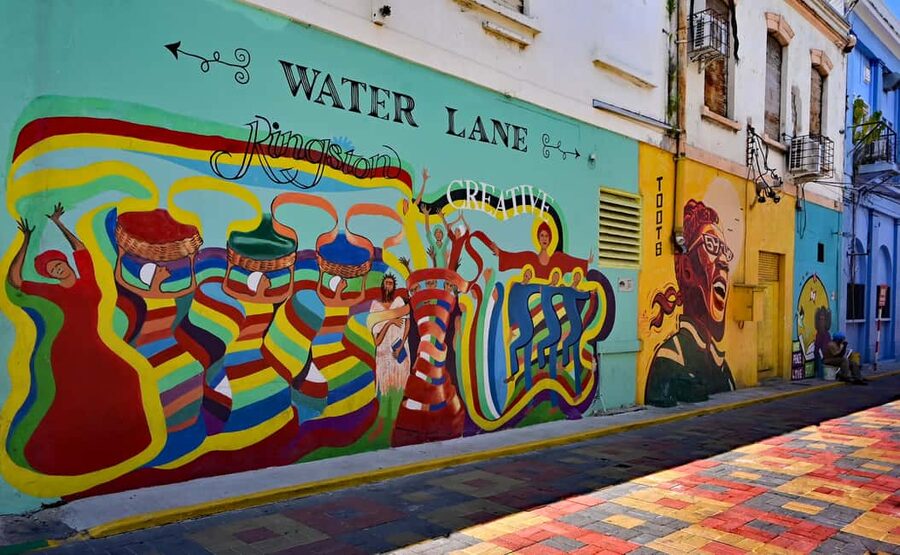 Kingston Creative: Mural Art Walking Tour - Guides make the difference: Moesha, Ayanna, Melissa, and Janet