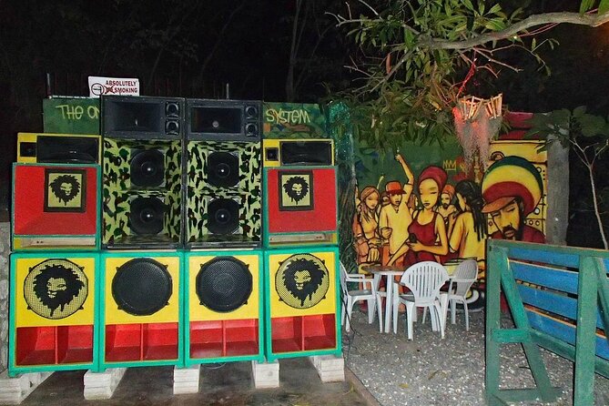 Kingston Dub Club Sundays - Entering the Hillside Venue: Intimate Yard, Speaker Wall, and Deck Bar