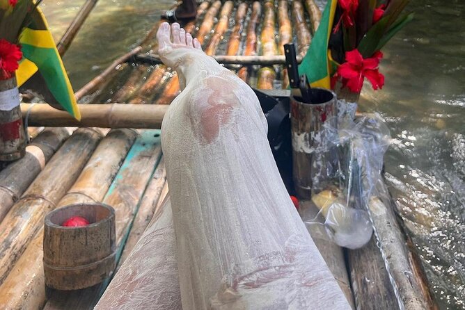 Lethe River Bamboo Rafting & Limestone Foot Massage Experience - On the River: What the Bamboo Raft Ride Feels Like