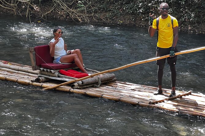 (Martha Brae River) Bamboo Rafting - River stops for shopping, food, and refreshments