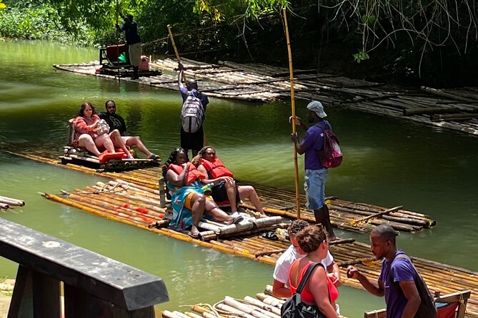 (Martha Brae River) Bamboo Rafting - Pickup in a private vehicle, with room for your requests