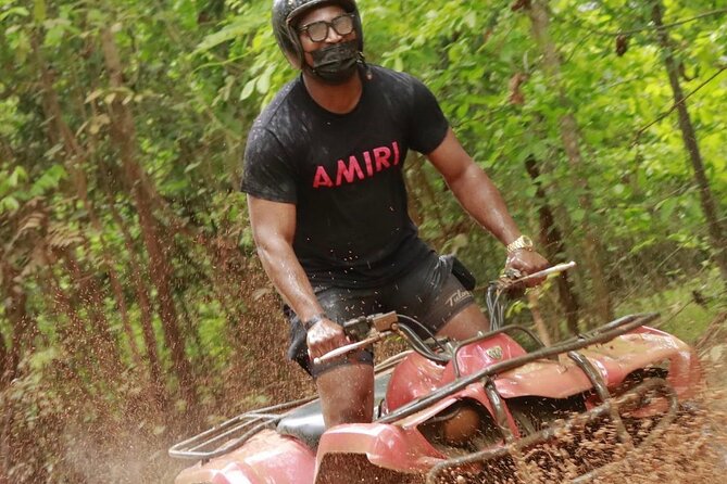 Montego Bay ATV Ride & Bamboo Rafting With Limestone Foot Massage - Lethe and the Great River: what the bamboo rafting feels like