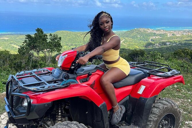 Montego Bay ATV tour with Shopping & Margarittaville options - Stop 1: Mount Zion off-road ATVs with mountain views