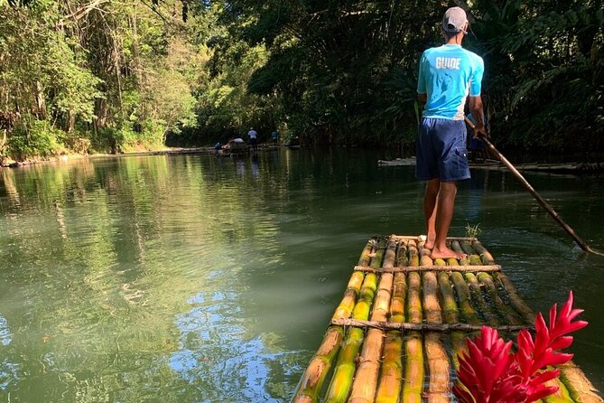 Montego Bay Bamboo Rafting & limestone Massage Private Transfer. - Arriving at Lethe River Bamboo Rafting, what happens right after pickup