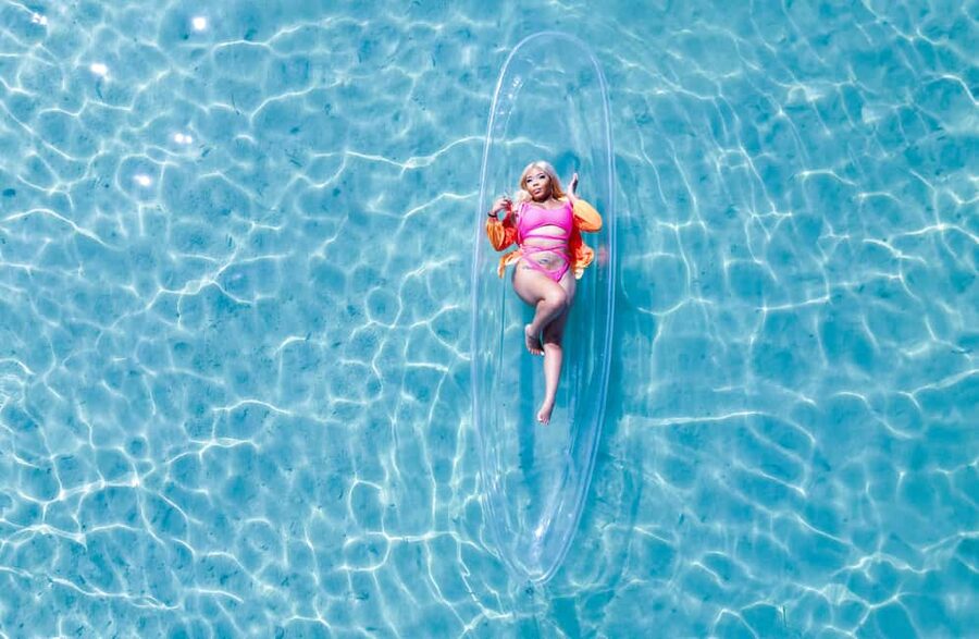 Montego Bay: Crystal Clear Kayak Drone singles Photo Shoot - Transparent Kayak Meets Drone Cameras in Montego Bay