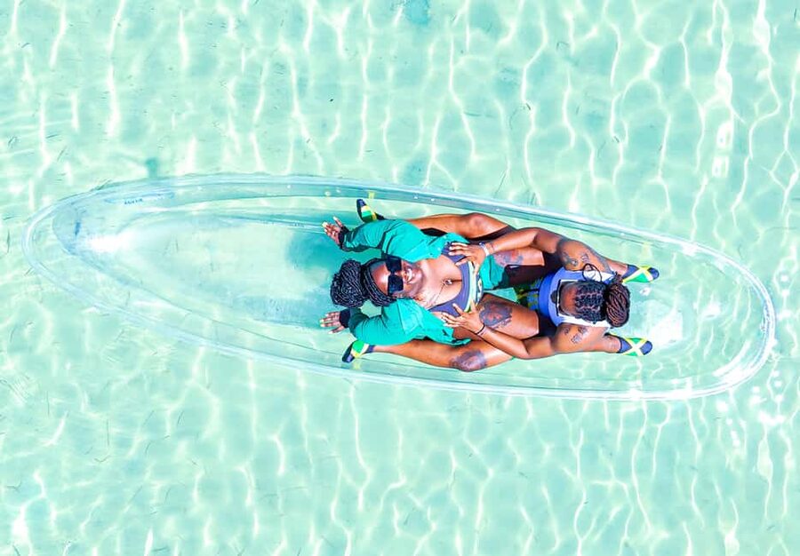 Montego Bay: Crystal Clear Kayak Drone singles Photo Shoot - Pickup, Ride, and Where the Shoot Starts