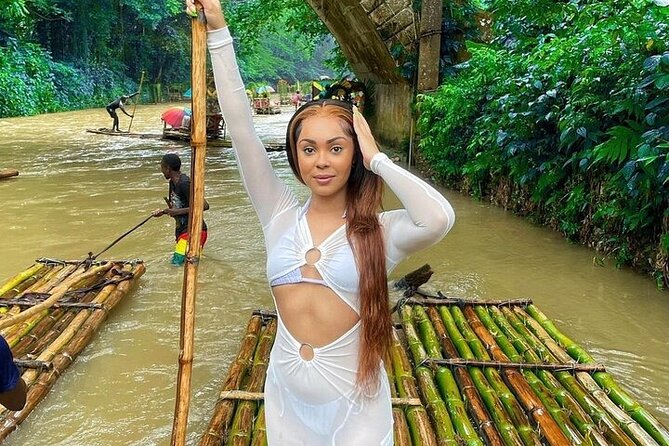 Montego Bay Highlights Tour & Bamboo Rafting from Mobay/ Falmouth - Floating the Lethe River, then cooling off at the Hip Strip