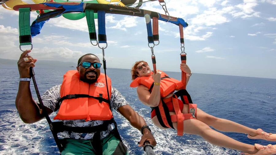 Montego Bay: Parasailing and Jet Ski Combo with Pickup - The quick St. James Parish bike tour stop that adds variety