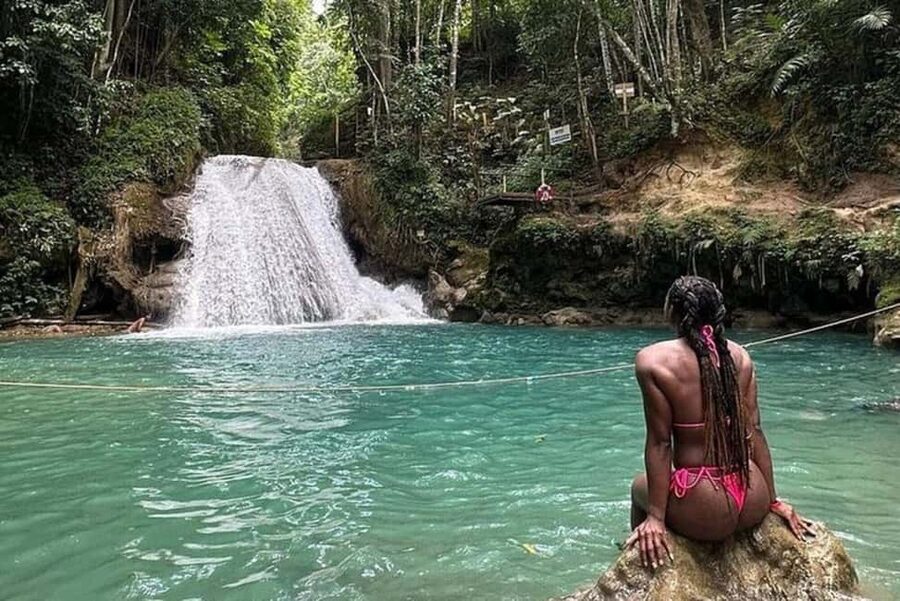 Montego Bay: Private Horseback Ride & Blue Hole Tour - Ocean-Wave Horseback Riding Near Montego Bay