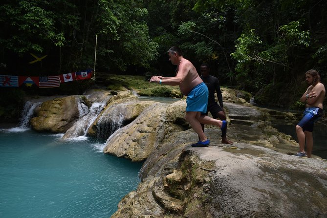 Montego Bay Shore Excursion: Blue Hole & Secret Falls Tour plus Shopping - The 5-Minute Woods Walk to Secret Falls
