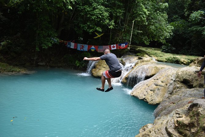 Montego Bay Shore Excursion: Blue Hole & Secret Falls Tour plus Shopping - Scotchies Outdoor Garden Jerk Lunch: Pay Your Way, Eat Well