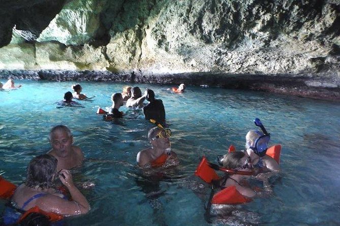 Negril Ricks cruise PLUS Booby Cay Lobster & Cave Snorkeling - A 7-hour Negril cruise built for variety, not just sightseeing
