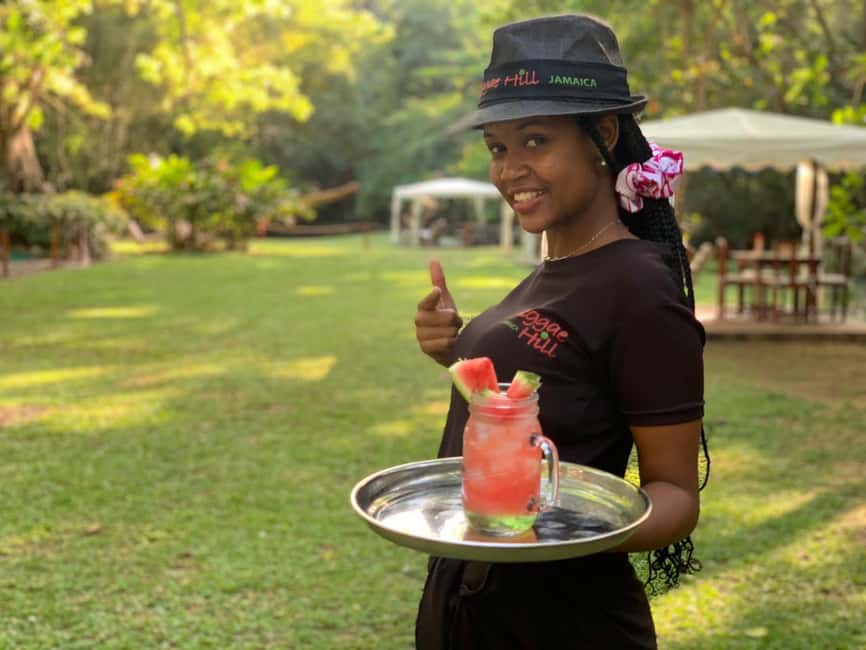 Ocho Rios: Dunn’s River Falls & Reggae Hill Tour - Reggae Hill lunch and drinks: what the meal feels like in real life