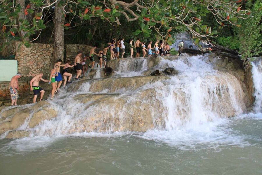 Ocho Rios: Dunn’s River Falls & Reggae Hill Tour - Souvenir shopping: possible stop, not a guarantee